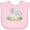 AD-Pink, variant on Inktastic I am Fearfully and Wonderfully Made Elephants and Flowers Boys or Girls Baby Bib