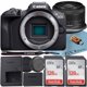 thumbnail image 1 of Canon EOS R100 Cámara sin Espejo Lente RF-S 18-45 Mm f/4.5-6.3 IS STM Pack de 2 Tarjetas de Memoria SanDisk de 128 Gb Pack de Accesorios ZeeTech, 1 of 5