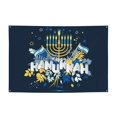 thumbnail image 1 of Banner de Telón de Fondo Uniwneds Happy Hanukkah 180 x 110 cm, 1 of 1