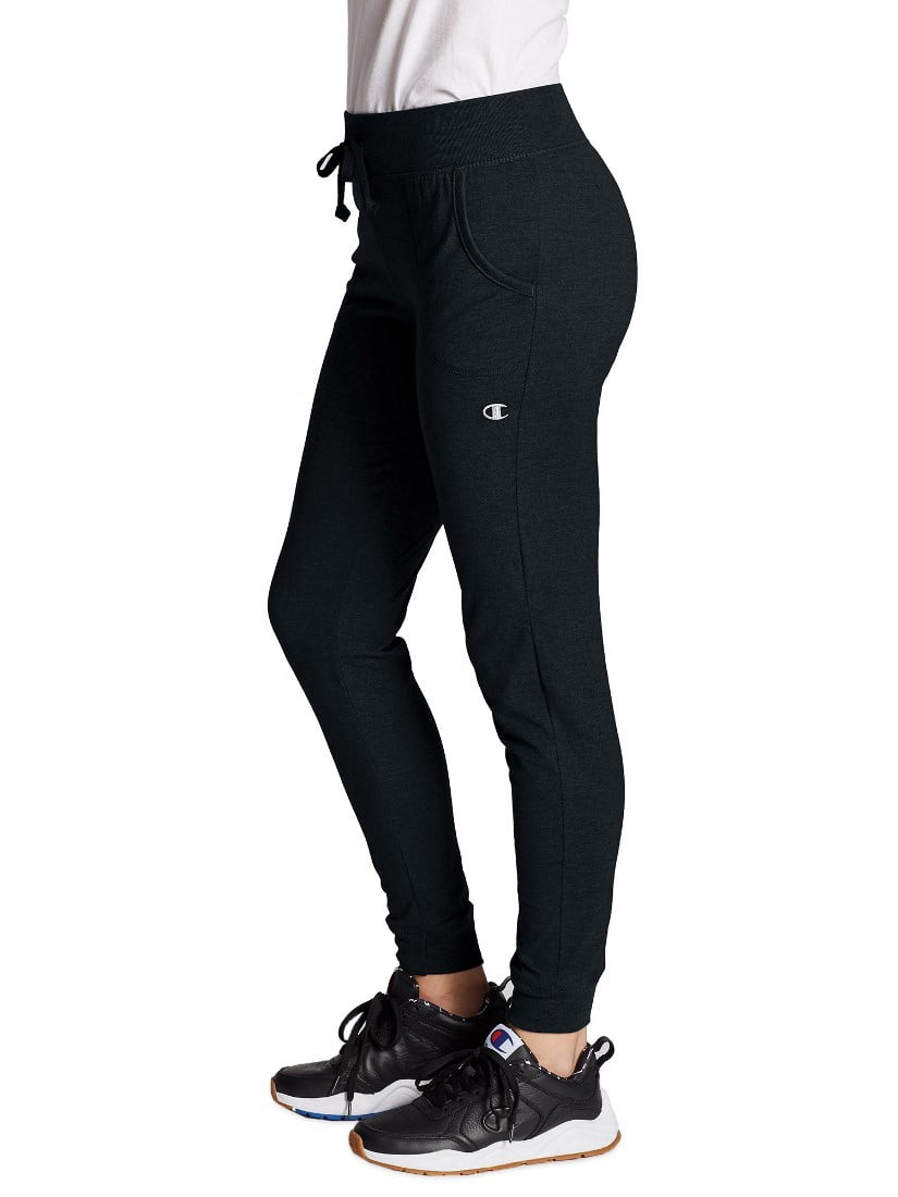 champion women's jersey pocket pant