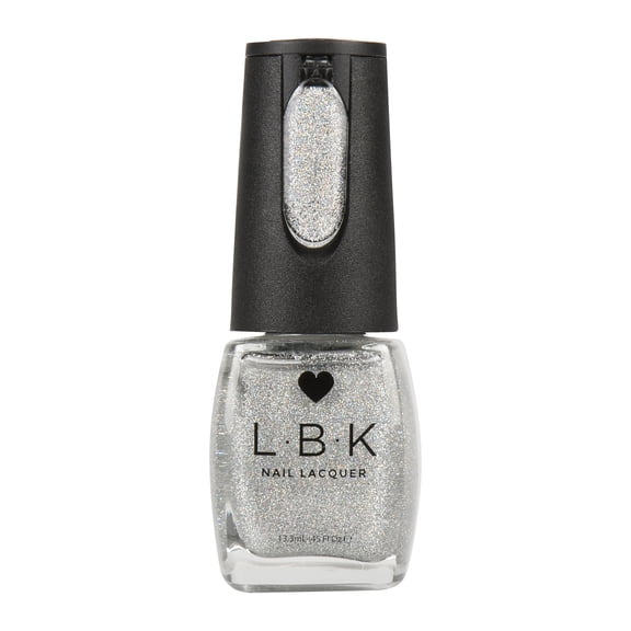 LBK Love by Kemeny, Claire's Creation, Silver Glitter Holographic Nail Polish