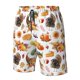 thumbnail image 4 of Fotbe Thanksgiving Turkeys 1 Trajes de Baño Estampados para Hombre, Shorts de Verano de Secado Rápido, Ropa de Playa, Bañadores-Large, 4 of 6