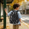 thumbnail image 6 of Snake and Hand Gothic Pattern 17" School Backpacks for Teens,Waterproof Oxford Fabric,S-Shape Padded Straps for School,Travel,Hiking,Camping, 6 of 6