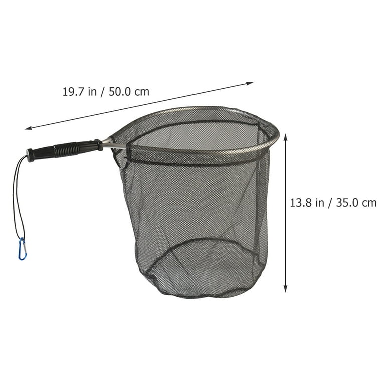 Fishing Catching Net Large Fishing Trap Fishing Net Fly Fishing Basket Fishing Equipment, Size: 50x35cm