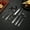 Black, variant on Stainless Steel Cutlery Set 6-Piece - Silver Silverware for Dinner, Restaurant, Home Use (Dishwasher Safe)