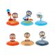 thumbnail image 5 of Figura pequeña de astronauta, soporte de planeta feliz, adorno de pequeño modelo nuevo, juguete para regalo de escritorio, 5 of 5