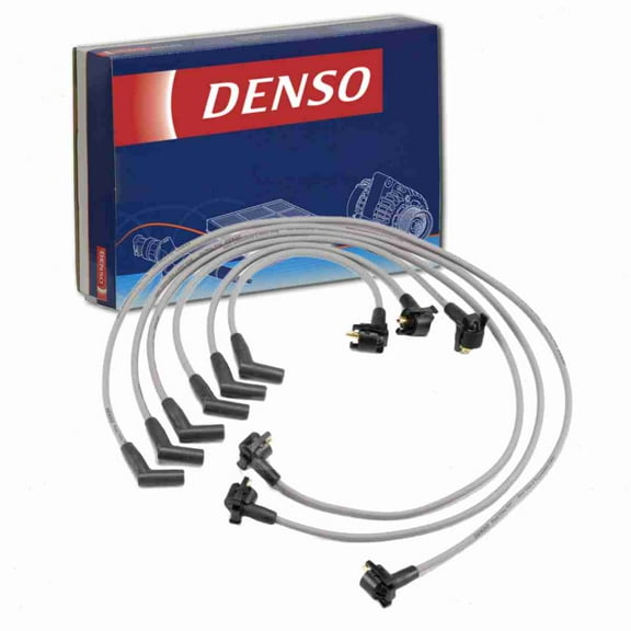 DENSO Spark Plug Wire Set compatible with Ford Mustang 3.8L V6 1999-2000