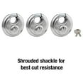 thumbnail image 2 of Master Stainless Lock - (3) Keyed Alike Multi Purpose Padlocks 40TRI-3 VALUE PACK, 2 of 7