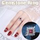 thumbnail image 1 of Anillos para mujer, regalos para mujer, dulce piedra roja, verde y azul para regalarle a mamá el día de la madre, anillo de moda, 1 of 2