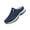 Blue, variant on Men Backless Slip On Walking Shoes Mesh Breathable Outdoor Casual Shoes Lightweight Non-slip Comfort Mules for Daily Work