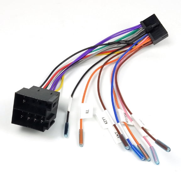 DAMIFU 20-Pin Cable Adapter To Iso Wiring Harness Adapter Car Radio Adapter 20-Pin Iso Connector Wiring Car Electronics Accessories
