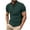 03 Green, variant on Weiqiqre Men's T-shirts Short Sleeve Polo Shirts Fashion Zipper Polos Casual Slim Fit T-Shirt