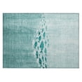 thumbnail image 2 of Addison Rugs Chantille Indoor/Outdoor Transitional Nautical Teal Washable Rectangle Rug, 1'8" x 2'6", 2 of 5