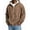 Coffee, variant on Y2k Grunge Leopard Zip Up Hoodie for Men 2000s Emo Streetwear Jacket (Grey S)