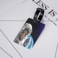thumbnail image 5 of Junzan Luggage Tag For Suitcase Cat Astronaut Print Luggage Tag With Id Privacy Cover For Suitcase Travel Bag, 5 of 7