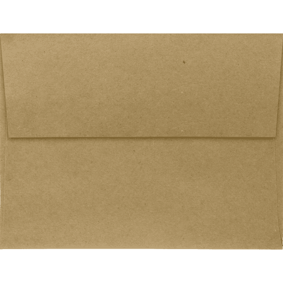 LUXPaper A2 Peel & Press Invitation Envelopes, 4 3/8 x 5 3/4, 70 lb. Grocery Bag Brown, 250 Pack