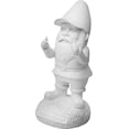 thumbnail image 2 of Gnometastic Make Gnomes Great Again Garden Gnome Statue/Funny Lawn Gnome and Garden Decoration, 9.5 Inches (Unpainted), 2 of 3