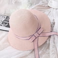 thumbnail image 6 of COCOpeaunt New Style Straw Hat Women Summer Beach Seaside Holiday Vacation Sun Protection Big Hat Straw Hat Summer Sun Hat Ladies Hat Gift, 6 of 6
