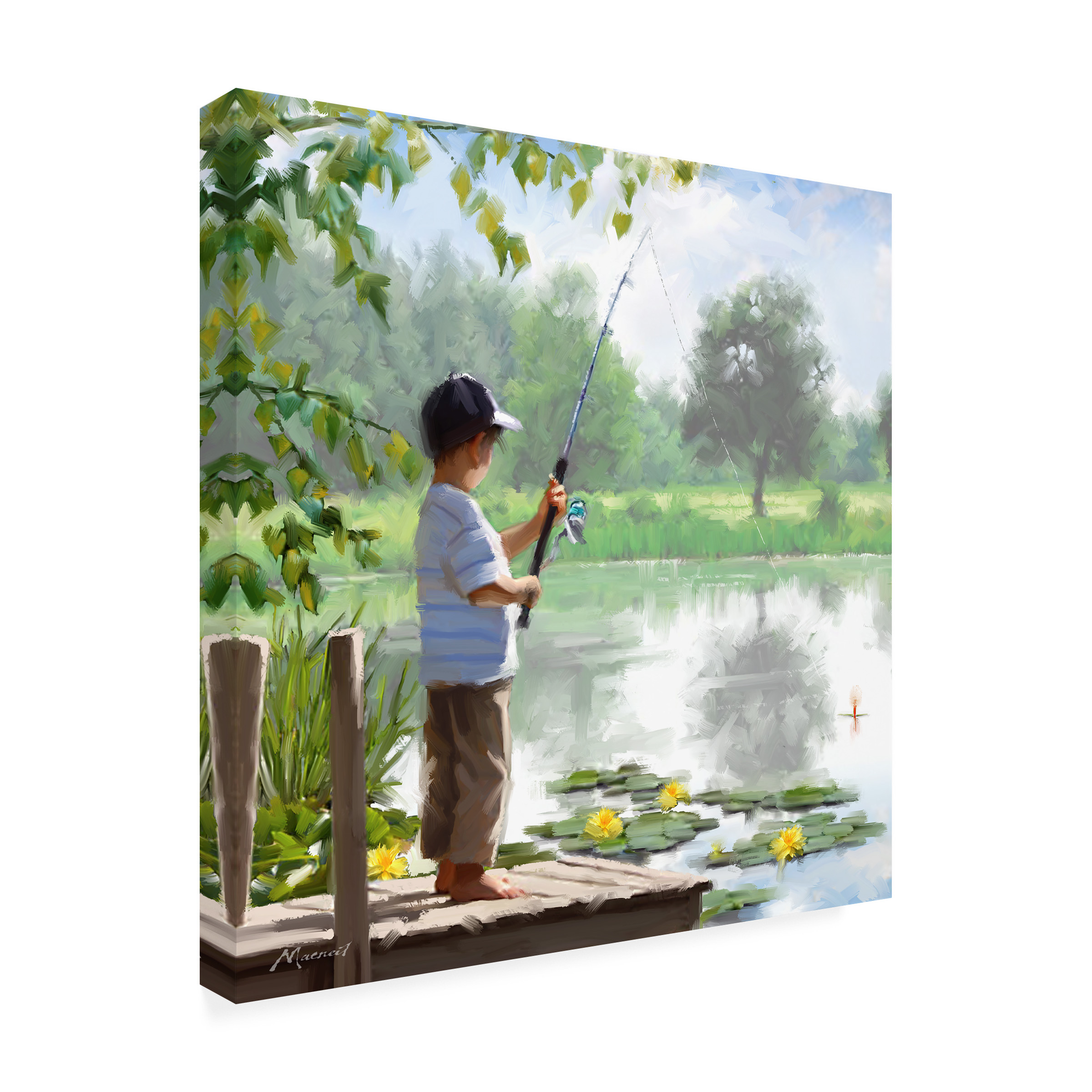 Trademark Fine Art The Macneil Studio Summer Dress Canvas Wall Art - 35x35