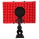 thumbnail image 4 of Protector de aislamiento de micrófono antirruido plegable cubierta insonorizada de tres puertas grabación de estudio profesional micrófono reflector de espuma absorbente ANGGREK Otros, 4 of 8