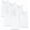 White, variant on Men's Undershirts (Pack of 6) - Soft Cotton Blend, Tag less Tank Tops Cotton Spandex Undershirts Sleeveless, A-Shirt Crew Neck - Comfortable Fit