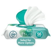 Pampers Aqua Pure Baby Wipes 1X Flip-Top Pack 56 Wipes (Select for More Options)