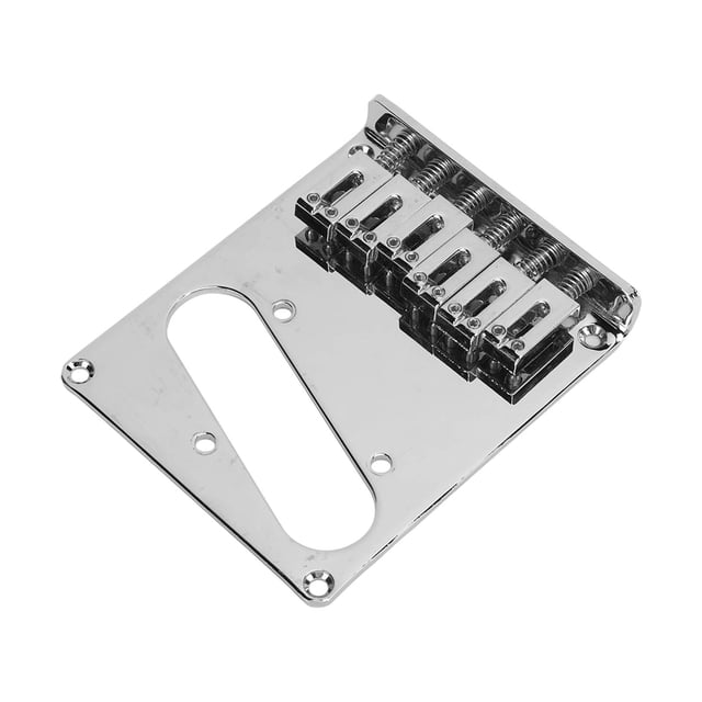 Fyydes Guitar Saddle Bridge,Fixed Guitar Bridge Electric Guitar String Plate Tailpiece Replacement With Mounting Screws,Fixed Guitar Bridge