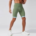 thumbnail image 2 of Pantalones cortos deportivos elásticos de cintura alta para correr y levantar caderas, de nylon, para hombre., 2 of 8