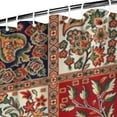 thumbnail image 3 of Red Boho Ethnic Floral Patchwork Pattern Shower Curtain 72"x84" ,Bathroom Decorative Shower Curtains Set with 12 Hooks,Modern Waterproof Washable Shower Curtain, 3 of 6