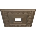 thumbnail image 3 of Ekena Millwork 18"W x 18"H x 3 1/2"ID x 1 1/8"P Eris Ceiling Medallion (Fits Canopies up to 9 7/8"), Hand-Painted Warm Silver, 3 of 5