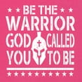 thumbnail image 5 of Wild Bobby Be The Warrior God Called You To Be Inspirational/Christian Women Slim Fit Junior Tee, Raspberry, X-Large, 5 of 5