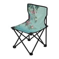 thumbnail image 2 of 600D Oxford Camping Chair Portable Foldable Chair Supports 220 lbs for Picnic, Fishing, Backpacking Flowers and Butterflies Flying, 2 of 8