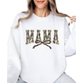thumbnail image 2 of Trendy Camo Mama Sweatshirt - Distressed Camouflage Sweater for Mom - Coquette Bow Pullover White Sweatshirt Adult Large, 2 of 7