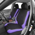 thumbnail image 4 of PEACNNG Universal Fit Car Seat Covers Set - 9pcs  Airbag Compatible  All-Season Polyester Covers with Sponge Filling  Machine Washable - For Men & Women - Suitable for All Vehicles - Perf, 4 of 7