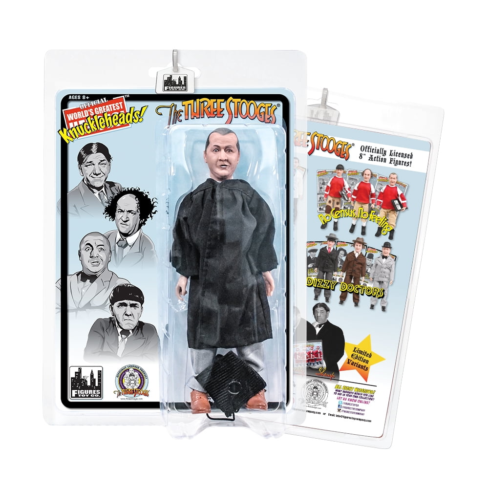 The Three Stooges Dizzy Doctors Curly Action Figure - Walmart.com