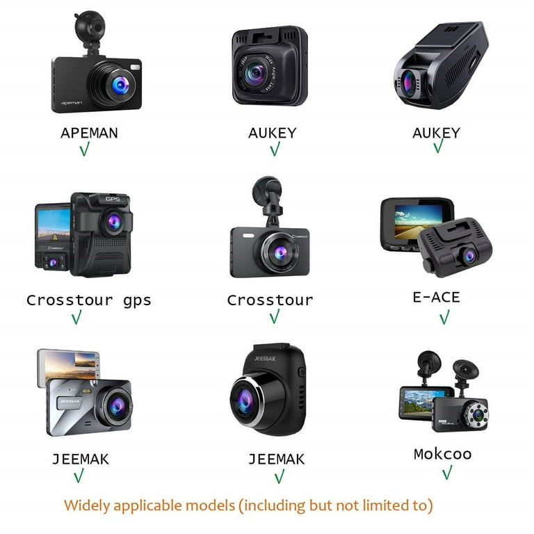 iSaddle Dash Cam Sun Visor Mount Holder /w Various Joints for  Yi/Rexing/Falcon/Z-Edge/Old Shark/VANTRUE/Rove/AUKEY/APEMAN/KDLINKS/ WheelWitness/Transcend/TaoTronics (99% On-Dash Cameras Suitable) 
