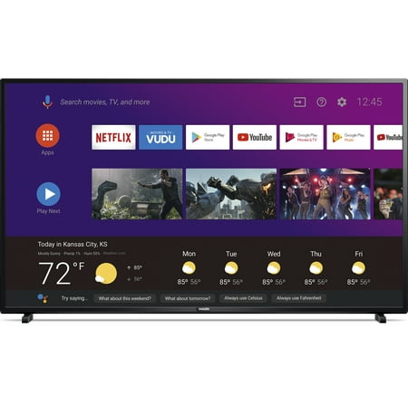 Restored Philips 55" Class 4K Ultra HD (2160p) Android Smart LED TV with Google Assistant (Refurbished)