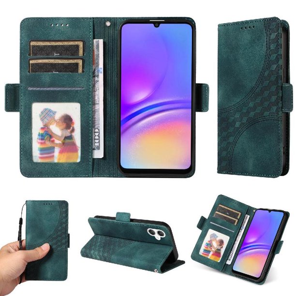 Funda GANGXUN para Samsung Galaxy A06 5G con diseño acolchado elegante, cuero PU, protección total y ajuste preciso