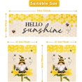 thumbnail image 3 of Spring Summer Kitchen Curtains 3 Piece Set Summer Bees Gnomes Curtains Valance & Tiers for Kitchen Home Indoor Cafe 36 Inch Short Window Curtain Over Sink Window Farmhouse Spring Decor, 3 of 6