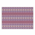 thumbnail image 1 of Nordic Cutting Board, Geometric Abstract Snowflake Pattern European Ornamental Knitting Design, Decorative Tempered Glass Cutting and Serving Board, Small Size, Lilac Dark Coral White, by Ambesonne, 1 of 1