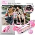 thumbnail image 7 of Welmotive Scooter for Kids Ages 3-8 – Kick Kids Scooters for Boys & Girls Light up Wheels Portable Lightweight Folding Design with Reducing System and Adjustable Height Handlebars and up to 110 Lbs, 7 of 7