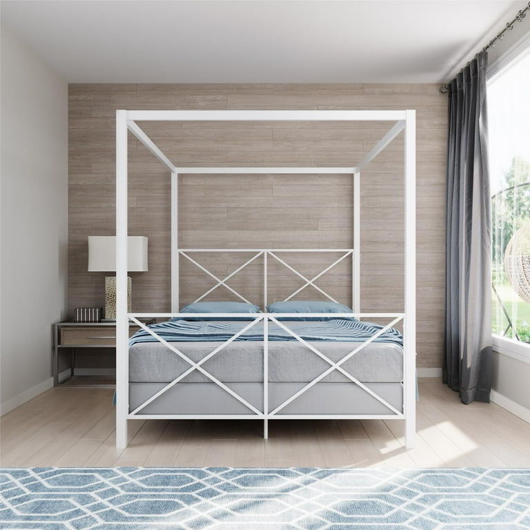 Dhp rosedale metal canopy bed deals
