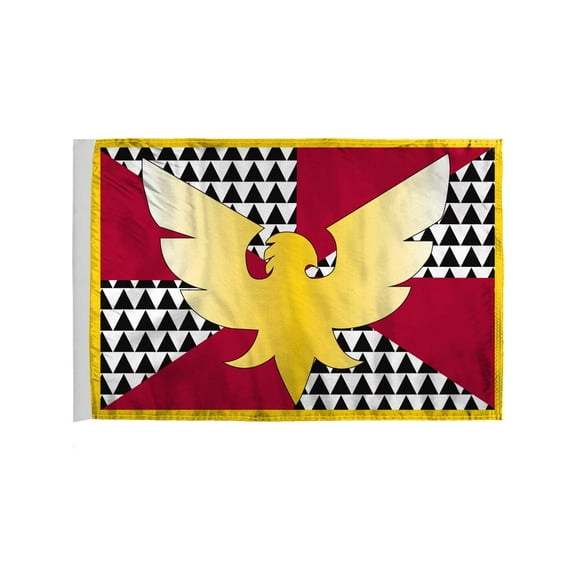 AGAS Drag Feather Motorcycle Flag 6x9 inch - Double-Layered Printed 2-Ply Durable Knitted Polyester - 0.75 inch Sleeve- Fits on 3/8" Mount Pole