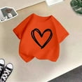thumbnail image 6 of HUANBAI Girls Short Sleeve T Shirts Kids Summer Tops Crewneck Basic Graphic Tees 11-12 Years, 6 of 6