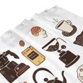 thumbnail image 3 of AI Shower Curtain Drip Coffee Maker Pattern Waterproof Fabric Bathroom Shower Curtain Set with Hook 72x72 Inch, 3 of 5