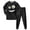 Black, variant on Leey-World Halloween Pjs Kids Toddler Soft Comfy Round Neck Sleepwear 2Pcs Pjs Long Sleeve Warm Long Pajamas