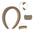 thumbnail image 2 of 1 Pc Fashion Simple Elegant Twill Headband for Women for Girls 6.50"x5.91" Brown, 2 of 4