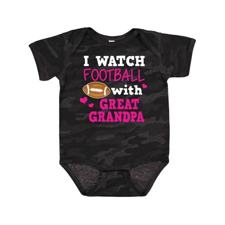 

Inktastic I Watch Football with My Great Grandpa Gift Baby Girl Bodysuit