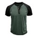 thumbnail image 4 of pstuiky Mangas cortas para hombre, Blusa informal de manga corta con cuello vuelto y media cremallera para hombre ropa de hombre l, 4 of 7