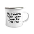 thumbnail image 2 of Surprise Truck driver 12oz Camper Mug, My Favorite Truck Driver Gave Me This, Present For Men Women, Unique Gifts From Friends, Truck driver gifts, Best gifts for truck drivers, Unique gifts for truck, 2 of 2